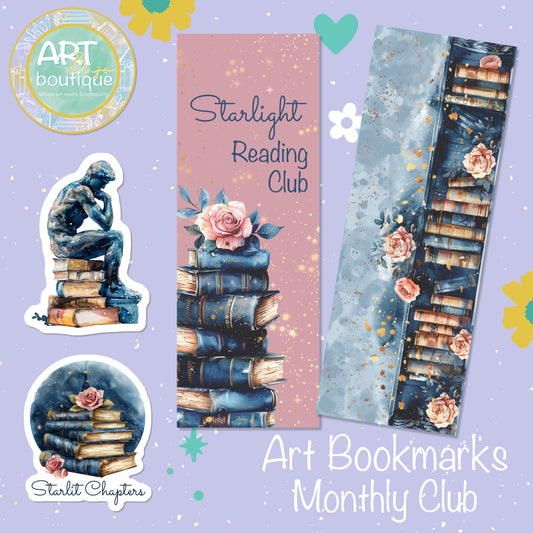 Art Bookmark Monthly Club (October) - Night in Paris