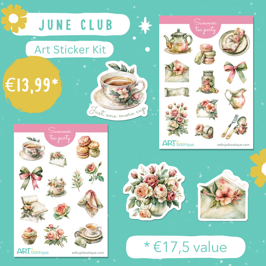 Art Stickers Monthly Club (September) – Ahorntee 