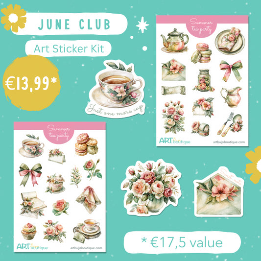 Maandelijkse club voor kunststickers (december)