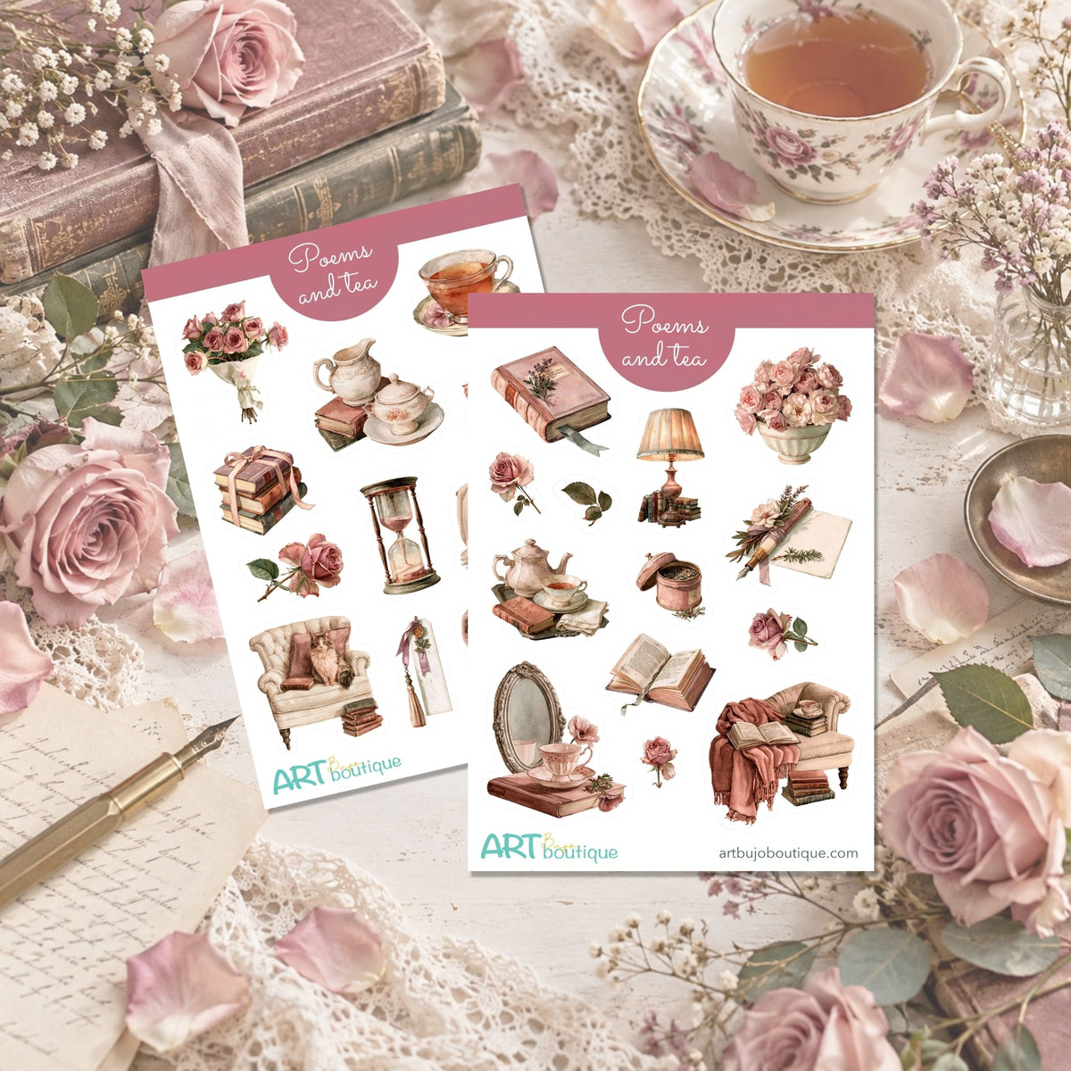 Art Collector Monthly Kit: EVERYTHING included - November: POEMS and TEA