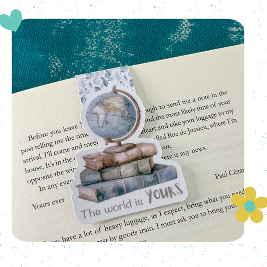 The world is Yours magnetic bookmark