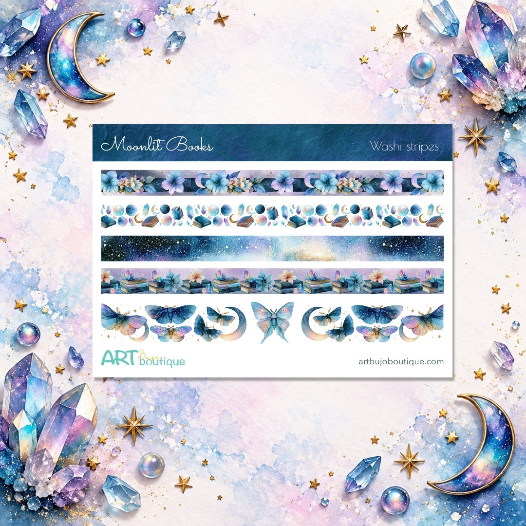 Art Planner Monthly Kit - October: MOONLIT BOOKS