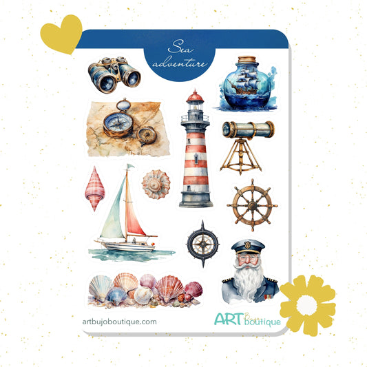Sea Adventure Sticker Sheet