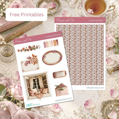 Art Collector Monthly Kit: EVERYTHING included - November: POEMS and TEA
