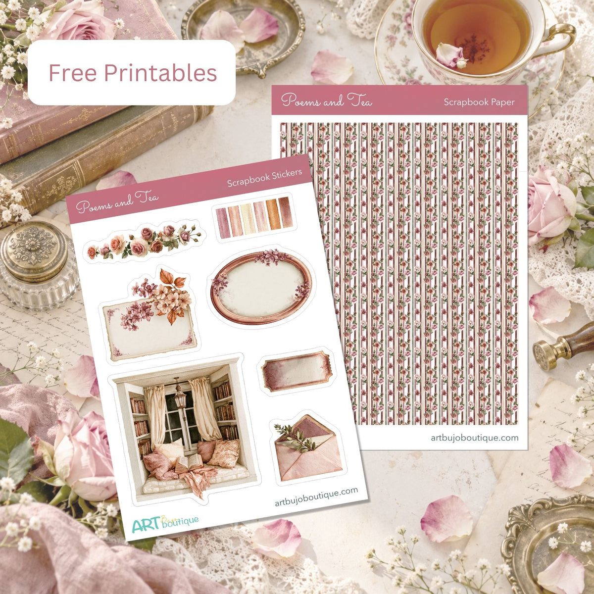 Art Planner Monthly Kit - November: POEMS and TEA