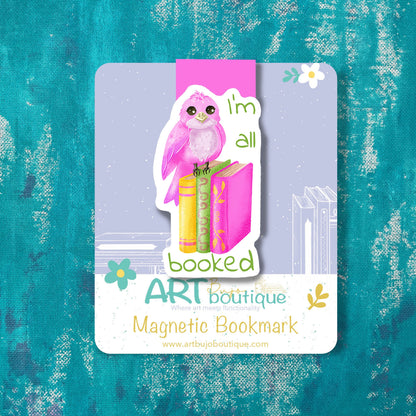 All Booked cute magnetic bookmark