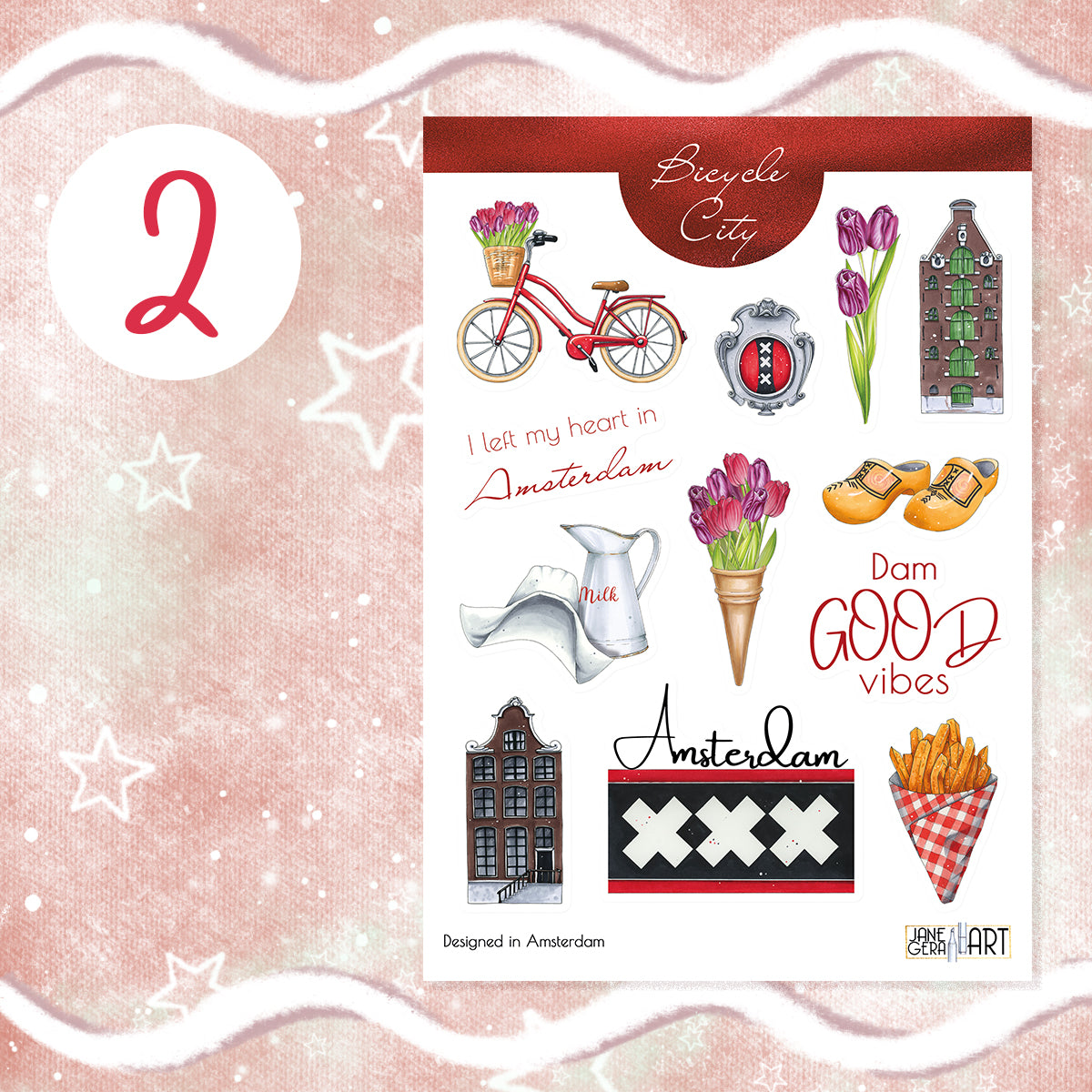 Amsterdam planner stickers