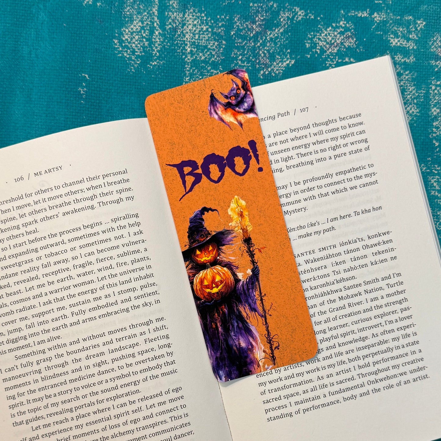 halloween bookmark, halloween gift, book lover gift