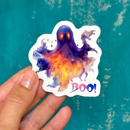 halloween. stickers, cute stickers, ghost sticker, vinyl sticker