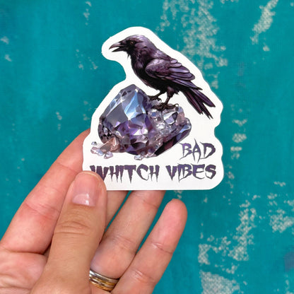 halloween sticker, vinyl sticker, black bird stickers