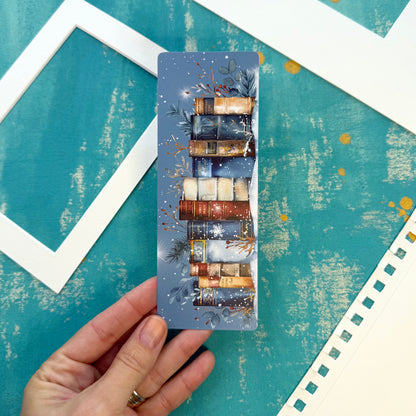 Winter Bookshelf Bookmark
