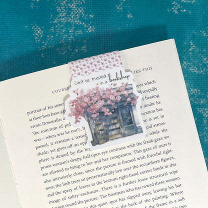 sakura blossom magnetic bookmark, book lover gift, bookworm gift