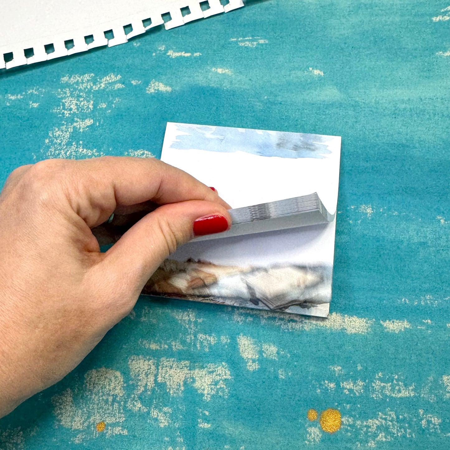 Coastal Bliss Pocket Notepad – Aesthetic Stationery for Journaling, Planning & To-Do Lists