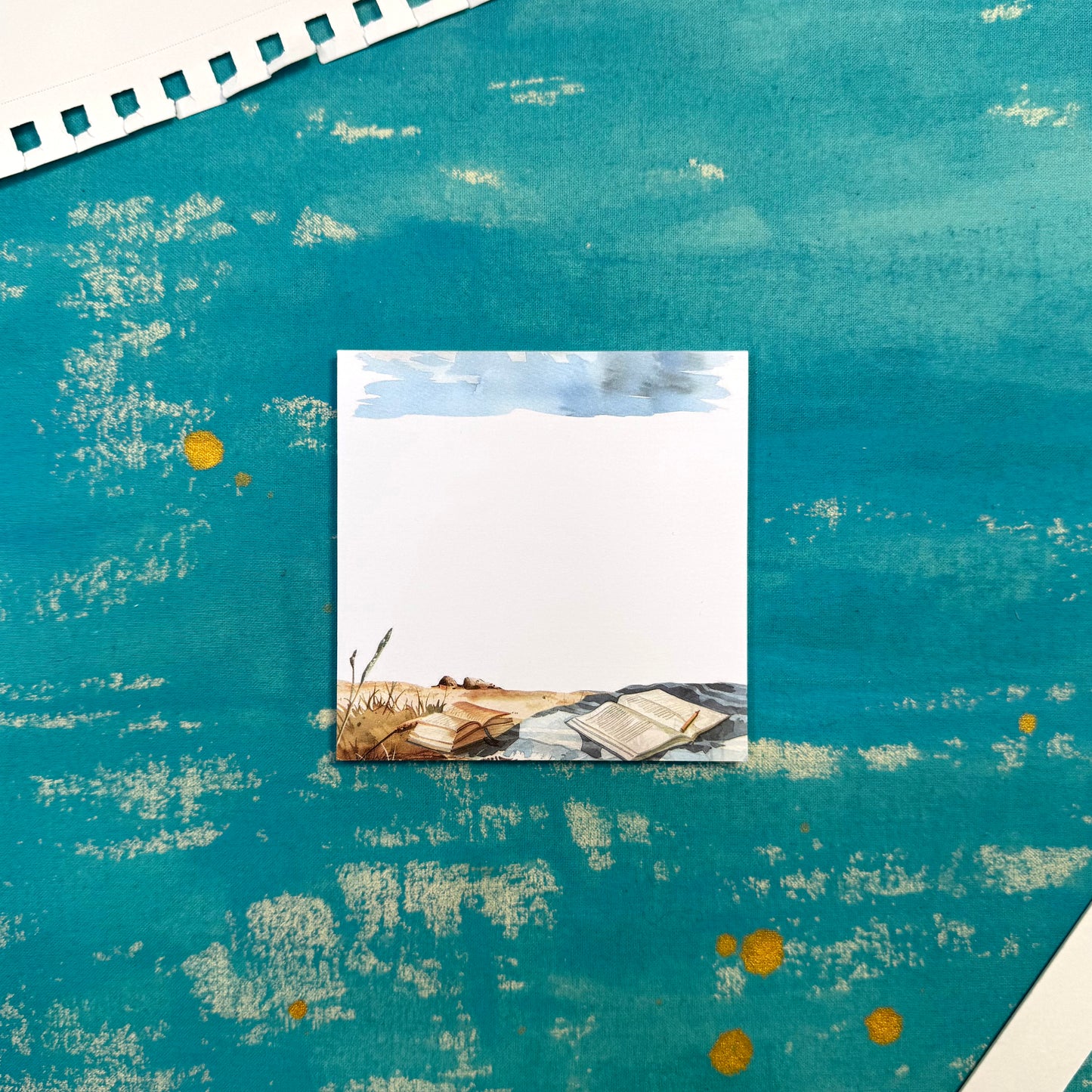Coastal Bliss Pocket Notepad – Aesthetic Stationery for Journaling, Planning & To-Do Lists