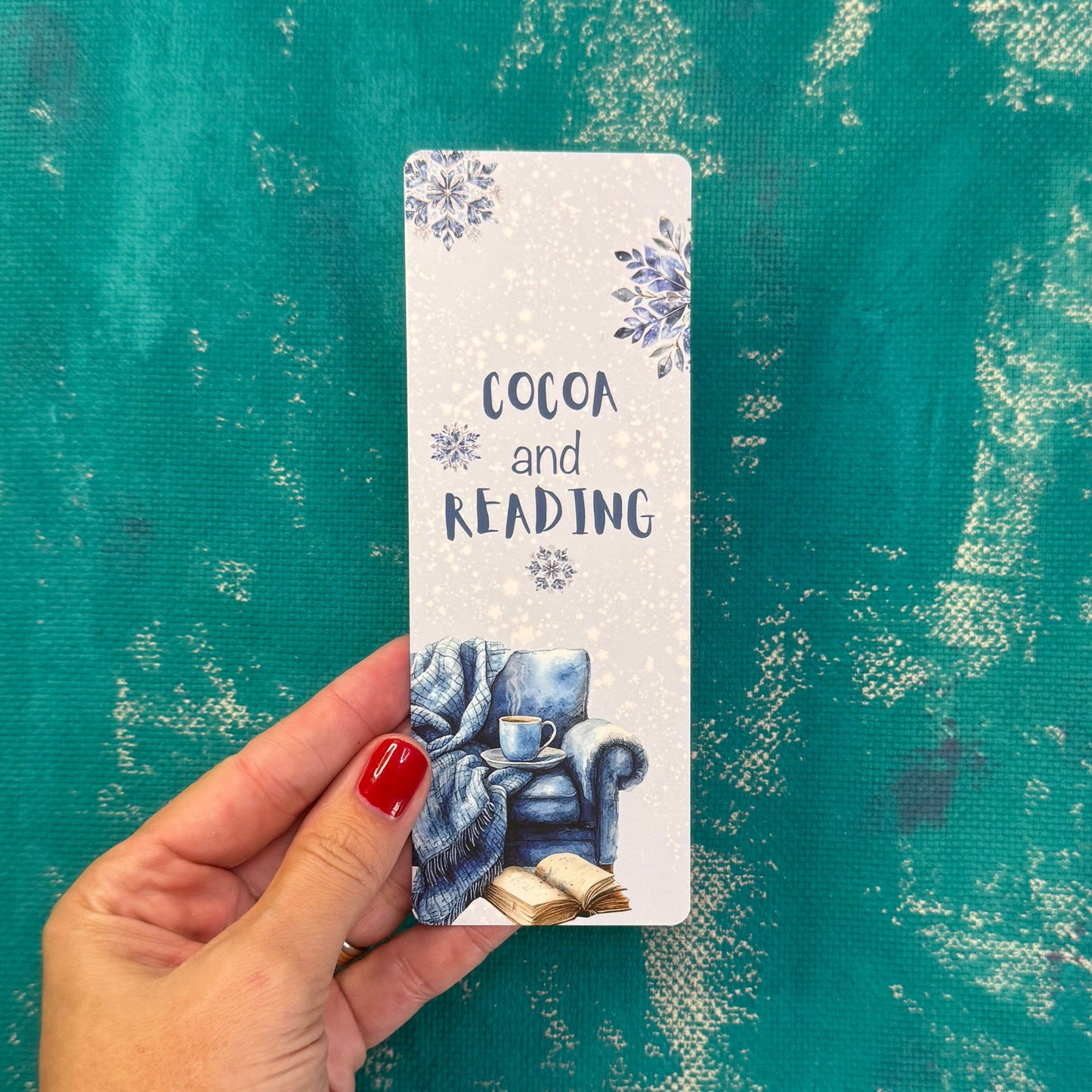 Cocoa and Reading classic bookmark