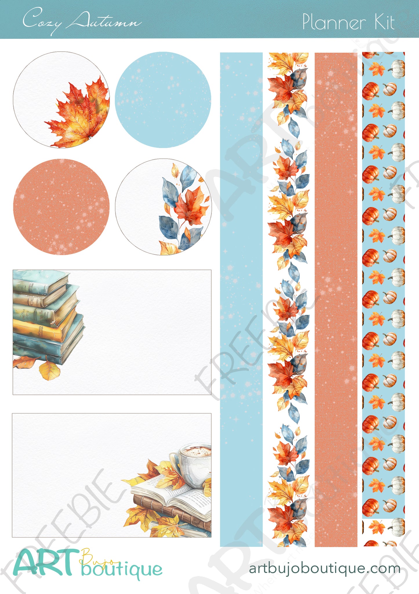 FREE Printable Cozy Autumn Planning Set