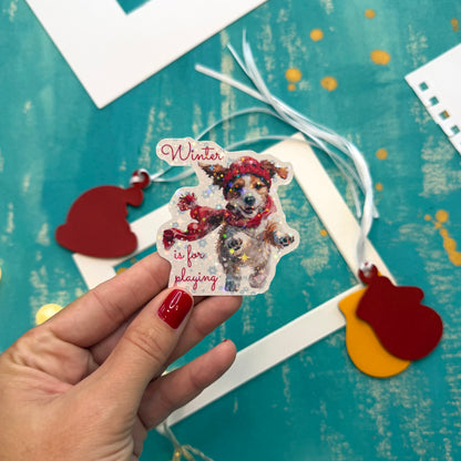 Winter Play Planner Decorative Set - Stickers, Washi & Vinyls for Fall Journaling