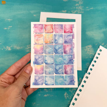 Dream, Create, Inspire - Beautiful Illustrated Postcard for Gifting & Collecting