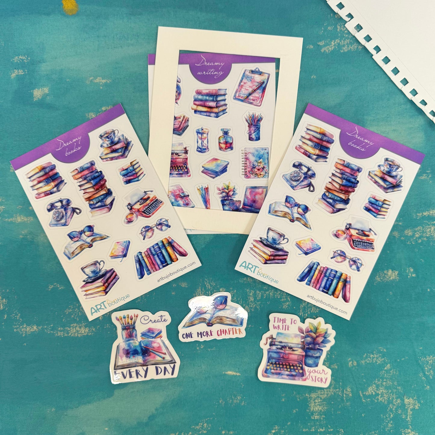 Dreamy Studio Sticker Sheet - Aesthetic Colorful Planner & Journal Stickers