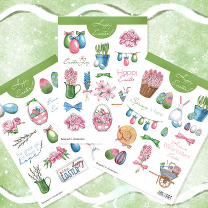 Easter bujo sticker set Cute bunny stickers