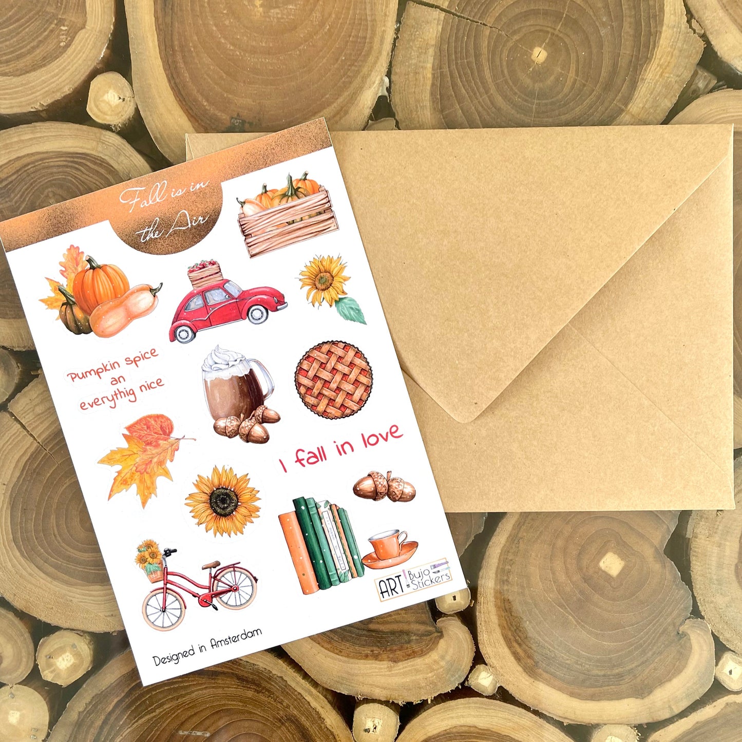 Fall planner bujo sticker set