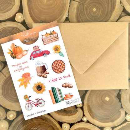 Fall planner bujo sticker set