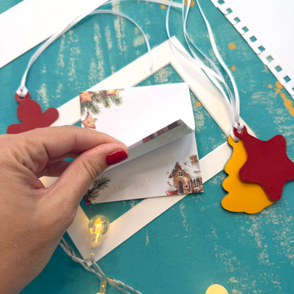 Gingerbread Dreams 10×10 cm Notepad