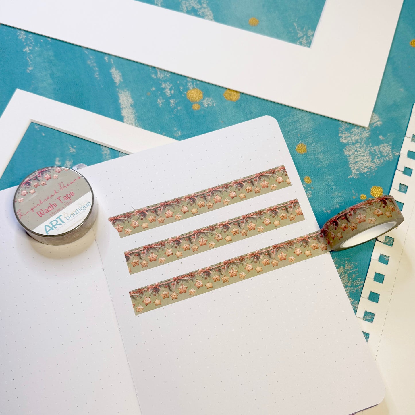 Gingerbread Dreams Planner Decorative Set - Stickers, Washi & Vinyls for Fall Journaling