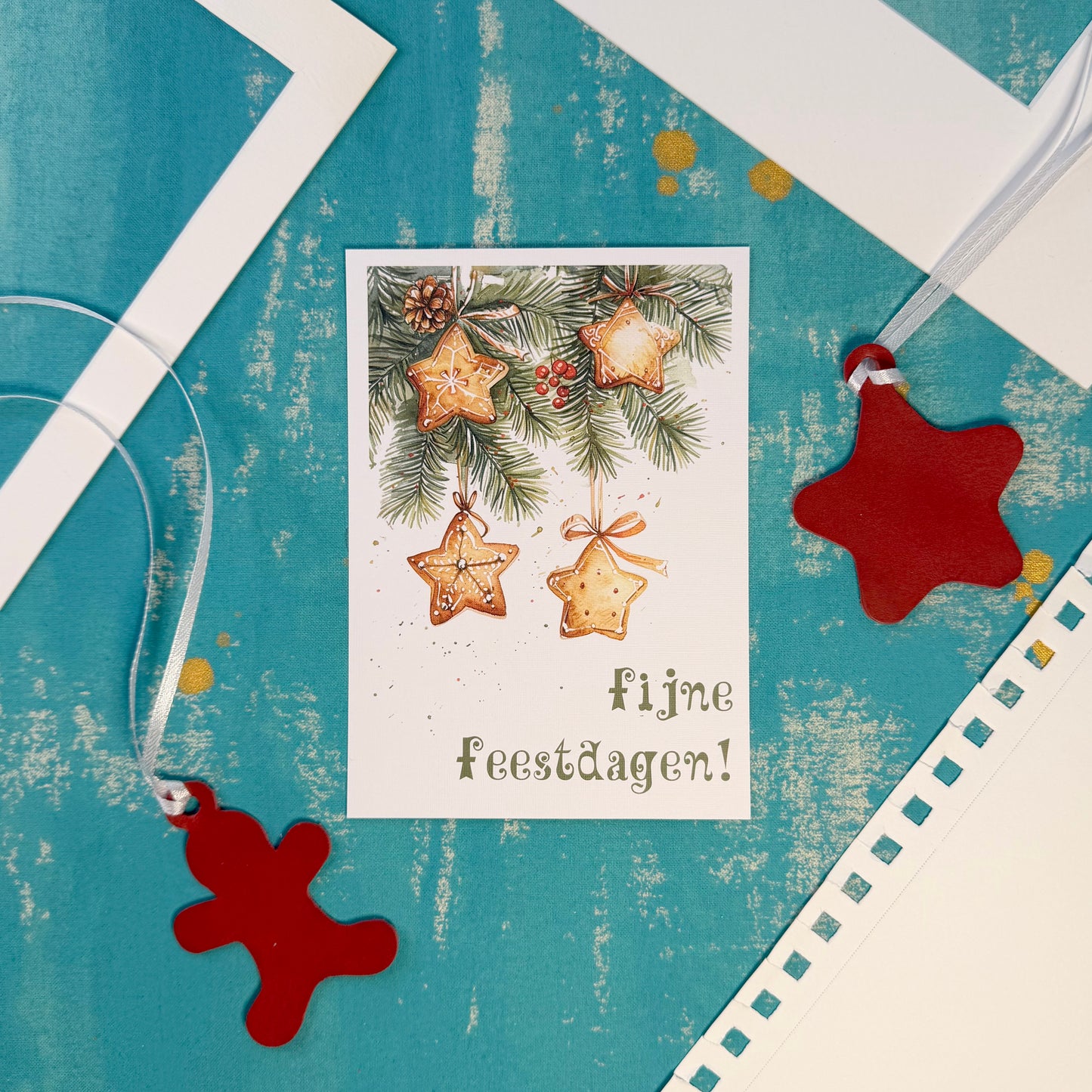 Gingerbread Dreams Fijne Feestdagen! Greeting Card