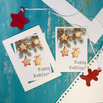 Gingerbread Dreams Greeting Card