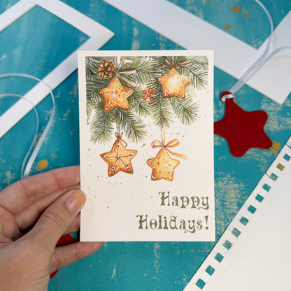 Gingerbread Dreams Greeting Card