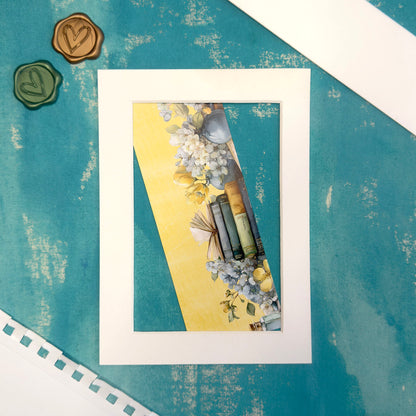 Spring Bookshelf Floral Bookmark