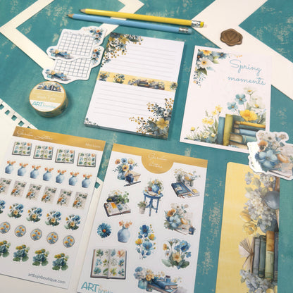 Full SPRING Collection Bundle | 115€ Worth of Stickers, Washi, Notepads, Bookmarks & More