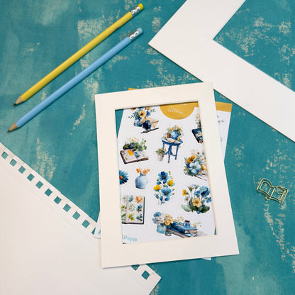 Garden Letters Decorative Sticker Sheet