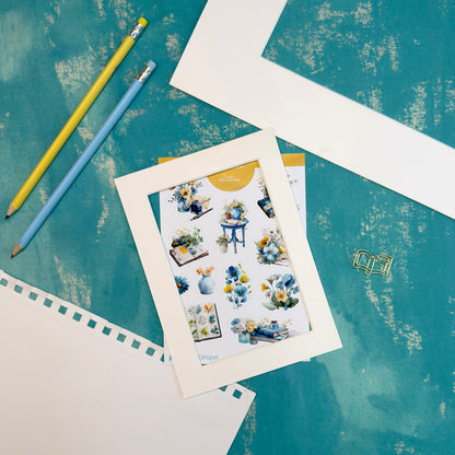 Garden Letters Decorative Sticker Sheet