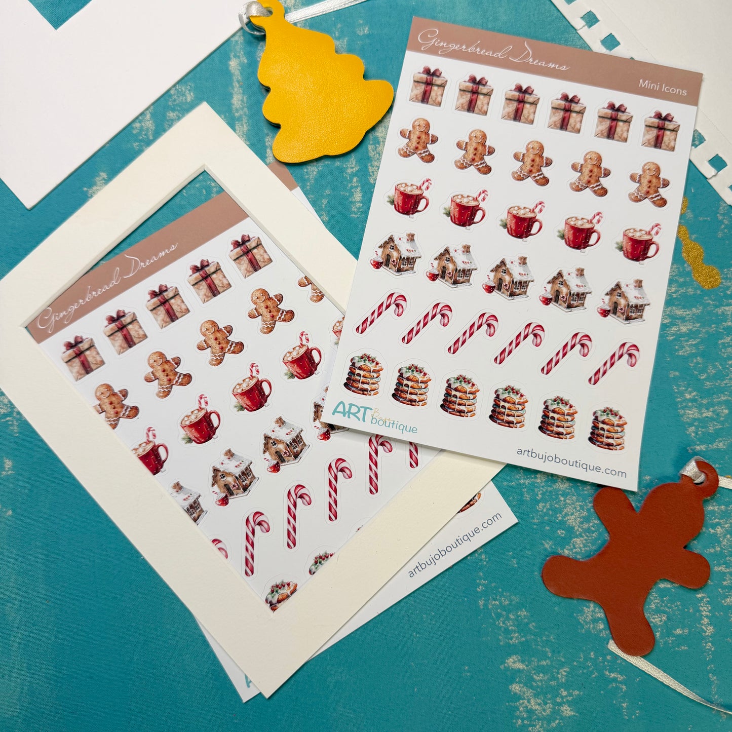 Gingerbread Dreams Mini Icons Sheet