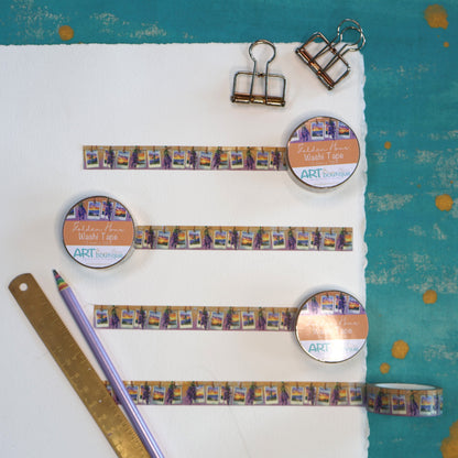 Golden Hour Washi Tape 15mm Lavender Sunset Decorative Tape