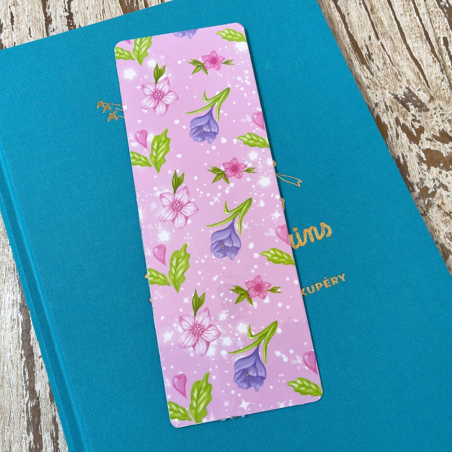 Whimsical Floral bookmark