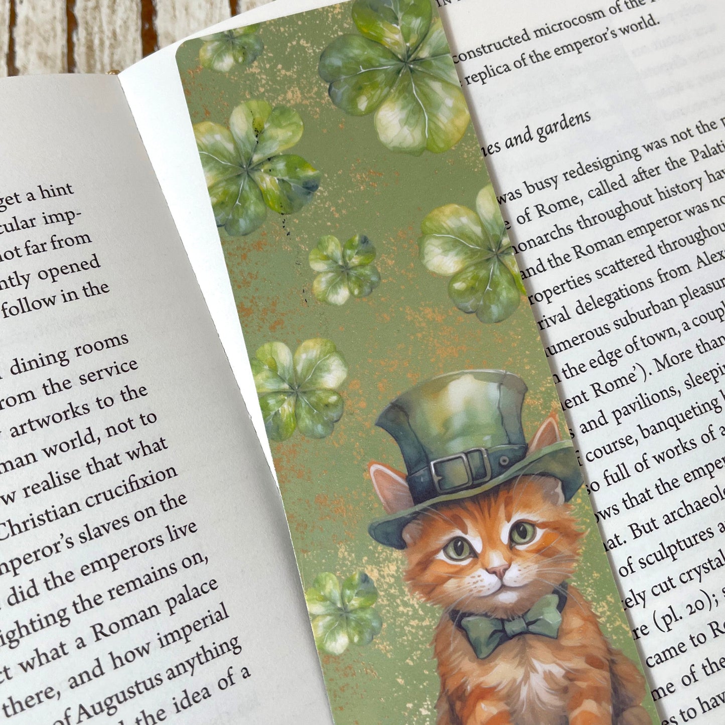 Lucky Kitten classic bookmark