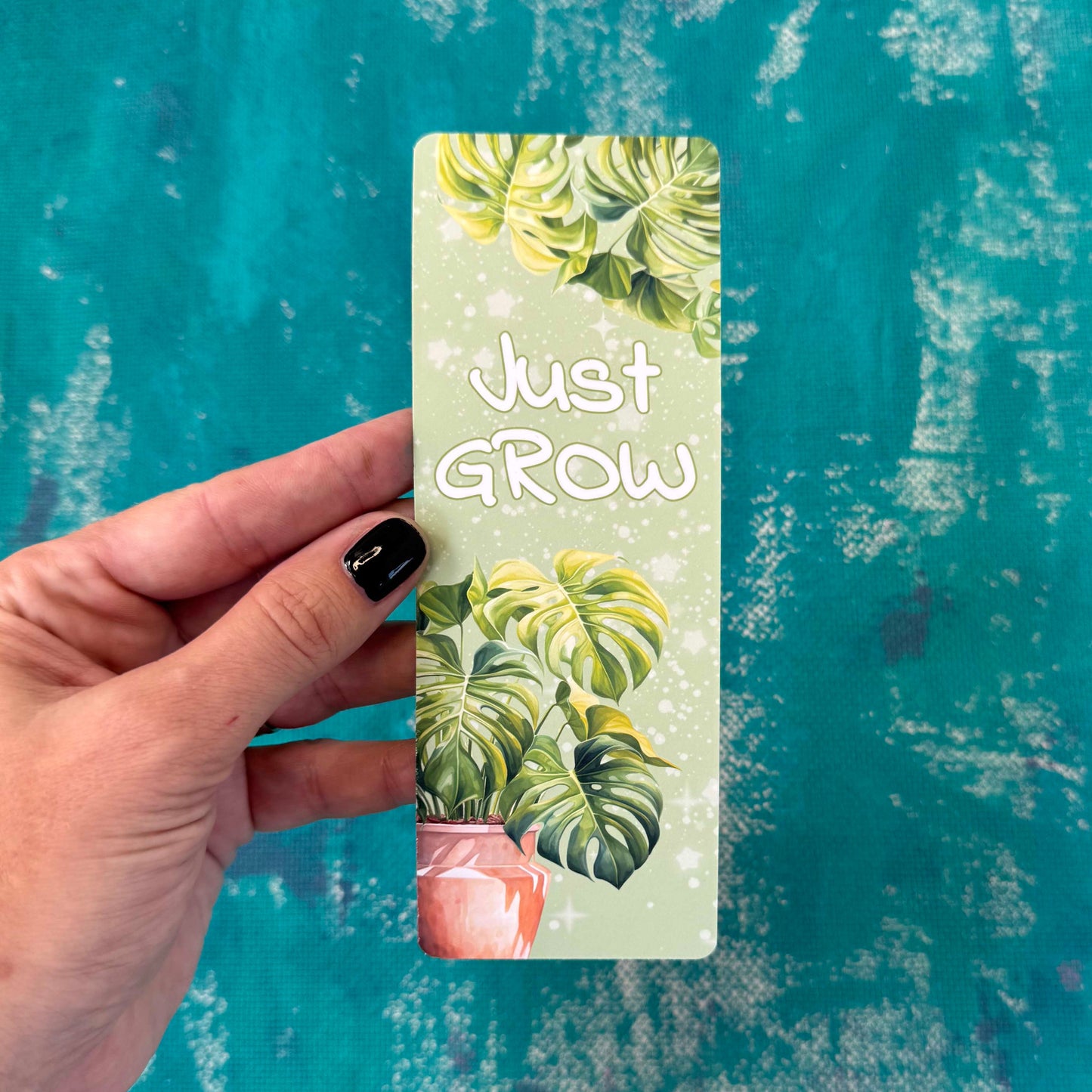 Just Grow classic bookmark