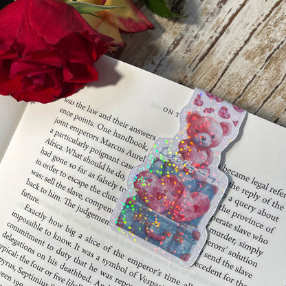 Valentines Day bookmark, magnetic bookmark