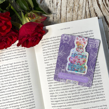 Valentines Day bookmark, magnetic bookmark