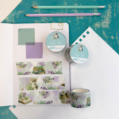 Light Days Washi Tape 30mm - Cute Spring Animals and Flowers