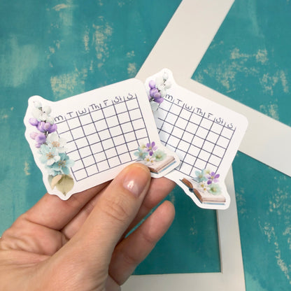 Light Days Blank Calendar Stickers Spring Planner Essentials