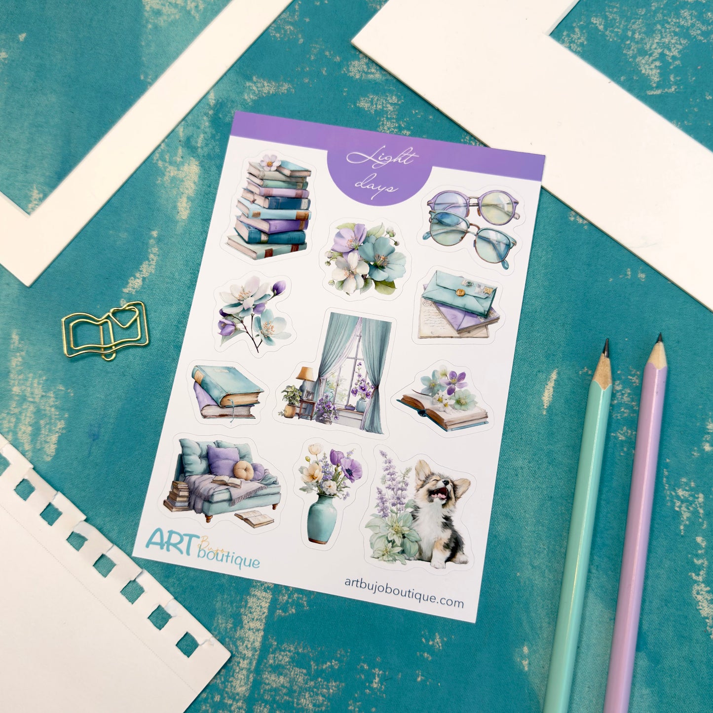 Light Days Decorative Sticker Sheet