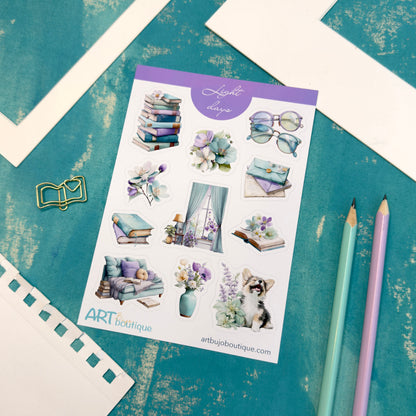 Light Days Decorative Sticker Sheet