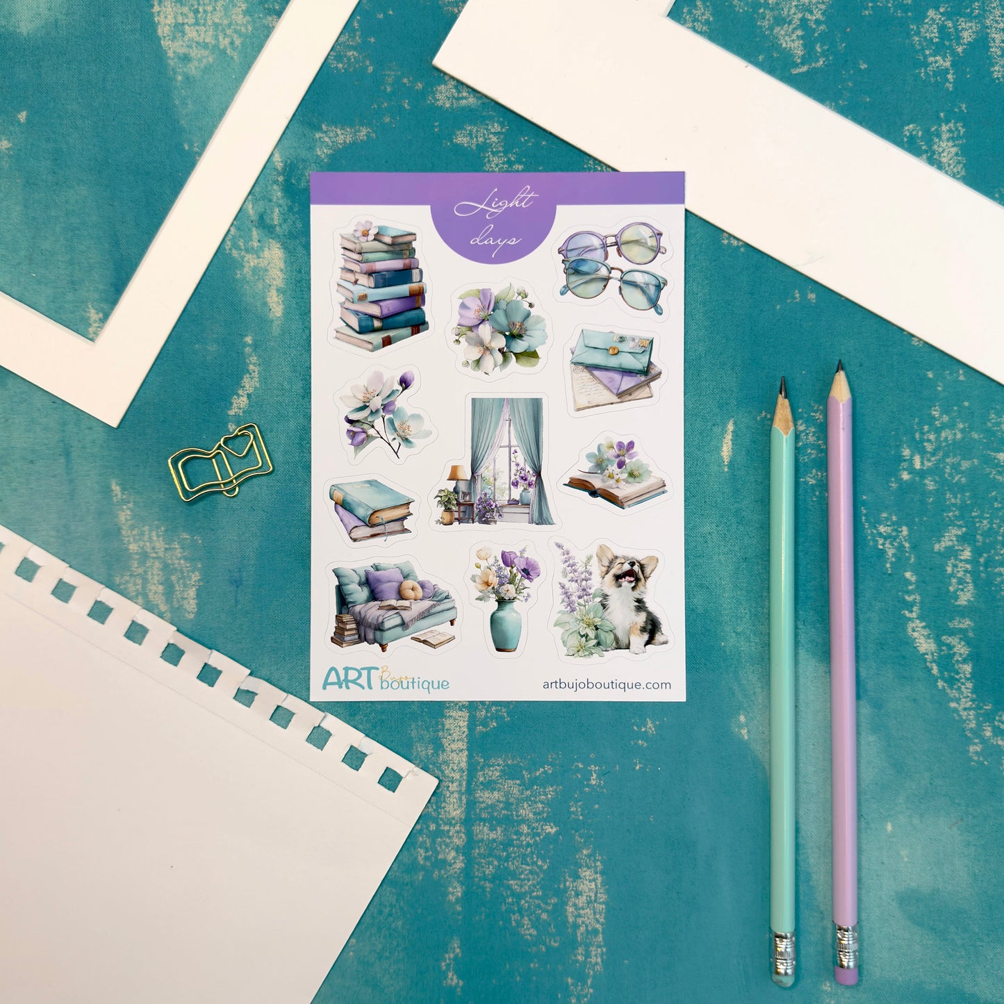 Light Days Decorative Sticker Sheet