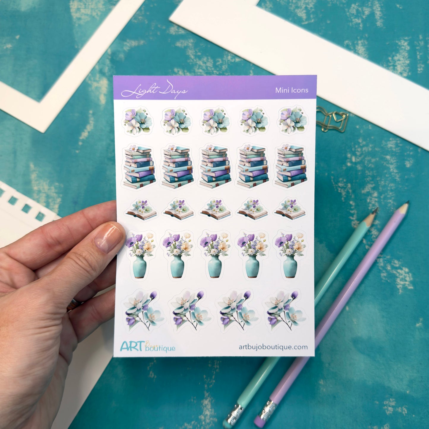 Light Days Mini Icons Floral Spring Stickers