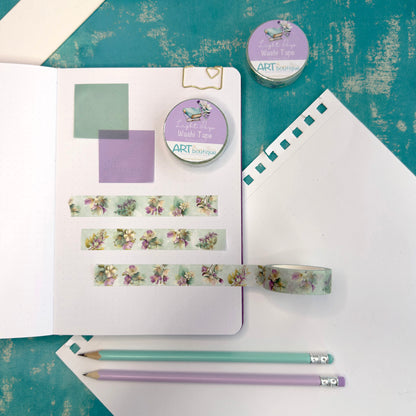 Light Days Washi Tape 15 mm - Floral Spring Washi Tape