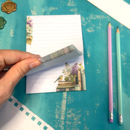 Light Days Spring Floral Notepad A6